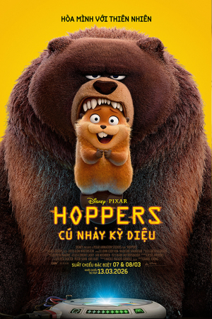 HOPPERS (Cú Nhảy Kỳ Diệu) - Sneak Show từ Cả ngày 7 và 8/3/2026